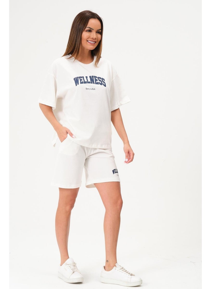 Women's Shorts Set Bottom Top Short Sleeve Tennis Set
