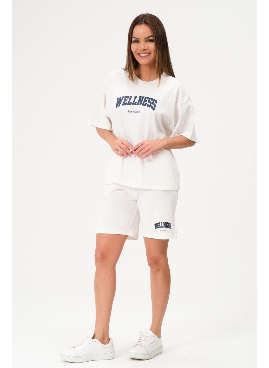 Women's Shorts Set Bottom Top Short Sleeve Tennis Set