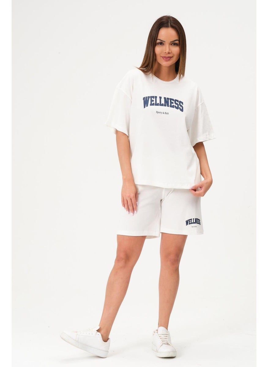 Women's Shorts Set Bottom Top Short Sleeve Tennis Set