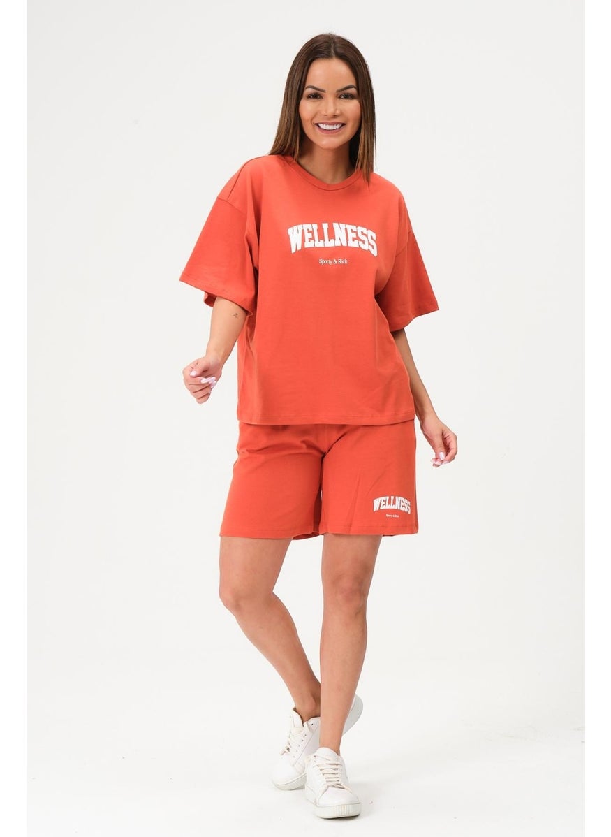Women's Shorts Set Bottom Top Short Sleeve Tennis Set