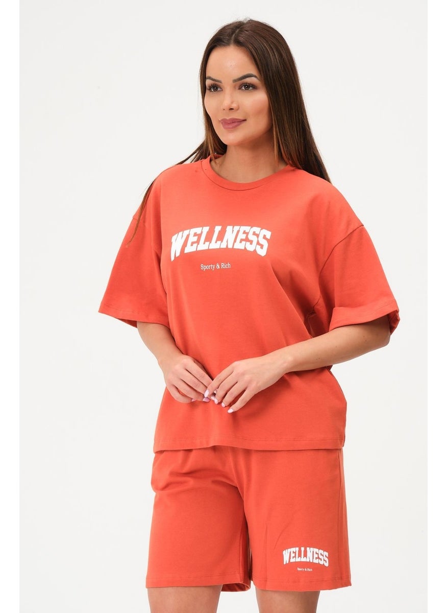 Women's Shorts Set Bottom Top Short Sleeve Tennis Set