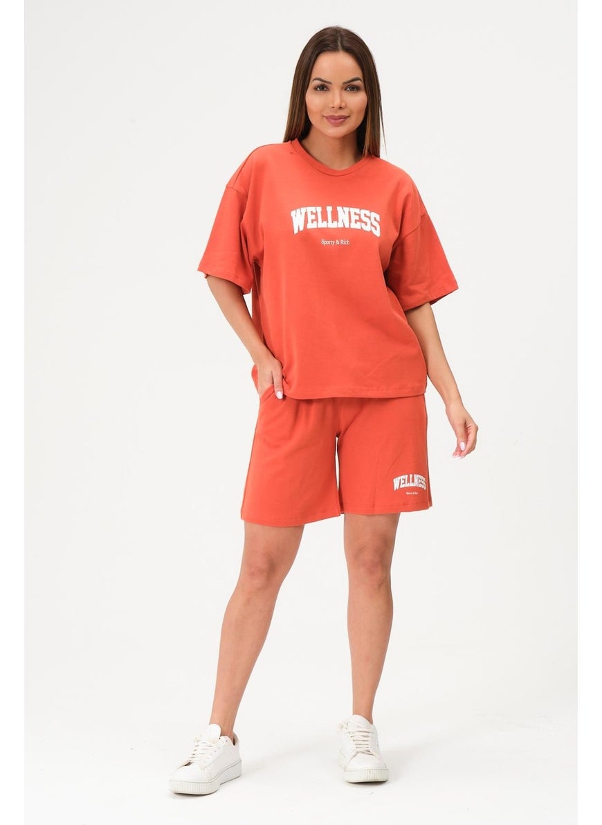 Women's Shorts Set Bottom Top Short Sleeve Tennis Set