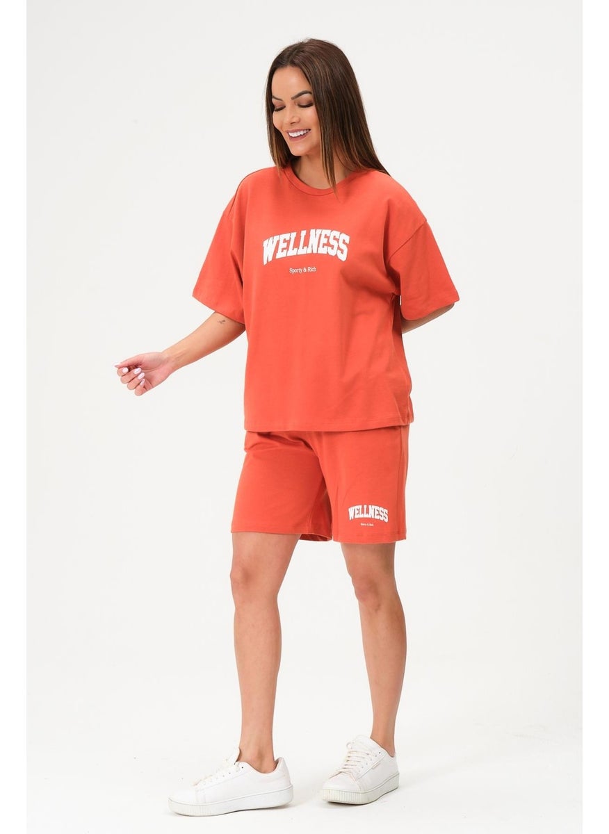 Women's Shorts Set Bottom Top Short Sleeve Tennis Set