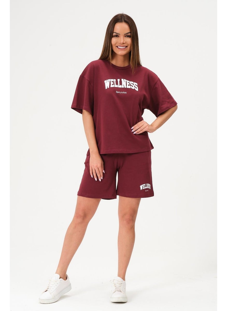 Women's Shorts Set Bottom Top Short Sleeve Tennis Set