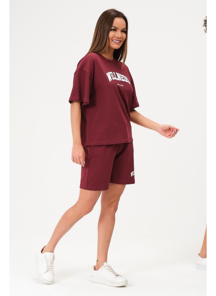 Women's Shorts Set Bottom Top Short Sleeve Tennis Set