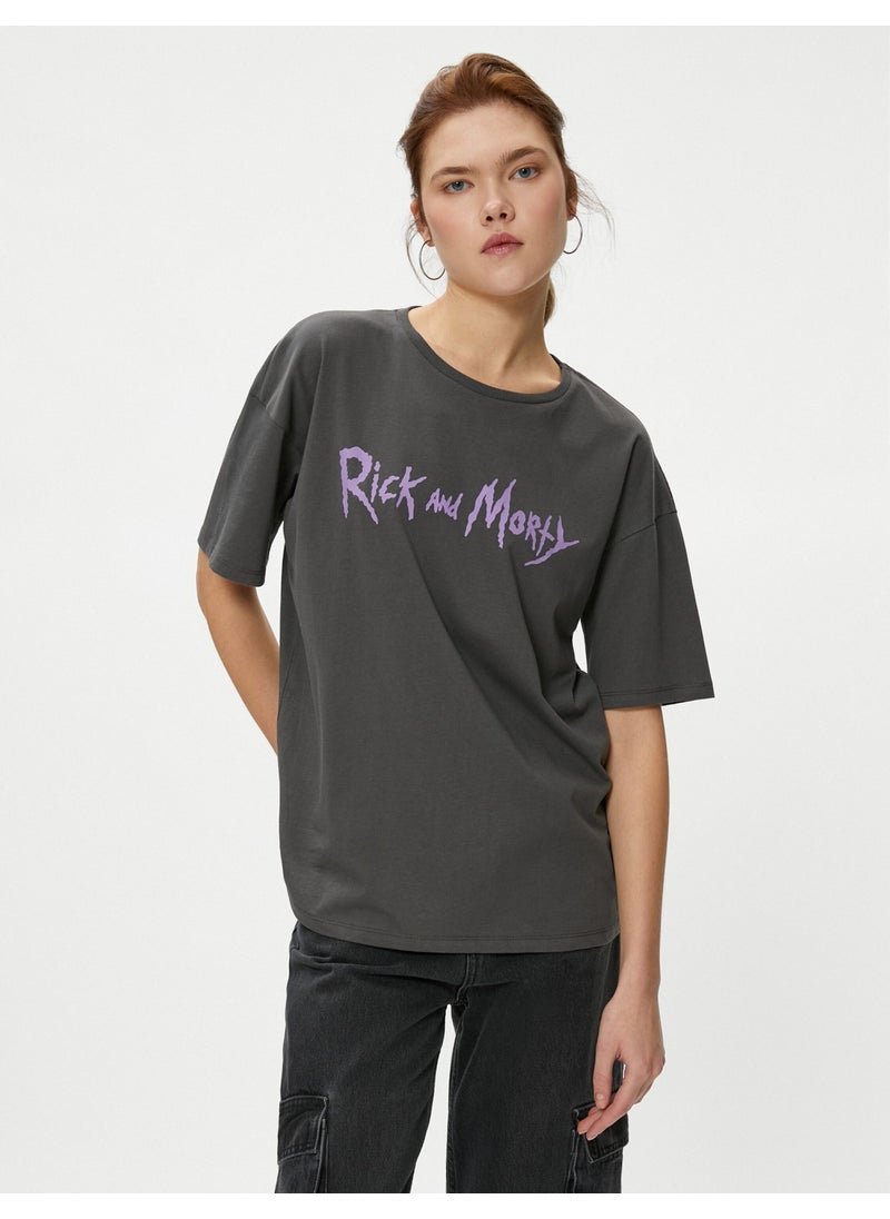 Rick And Morty T-Shirt Licensed Cotton