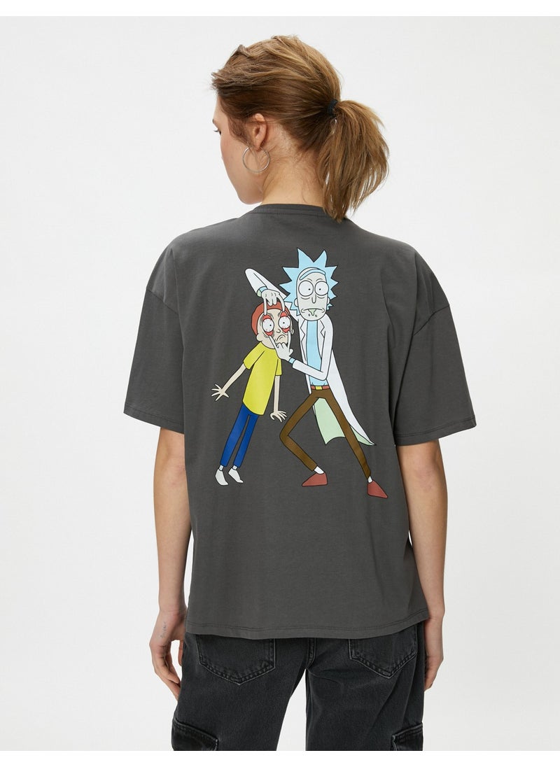Rick And Morty T-Shirt Licensed Cotton