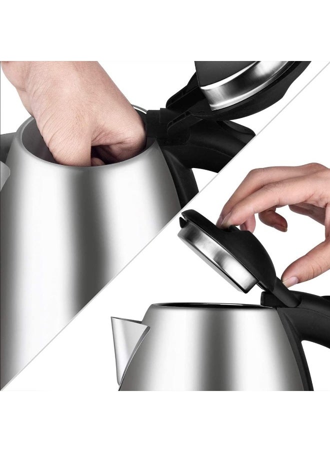 Electric Water Kettle (2200W, Stainless Steel, 1.8L)