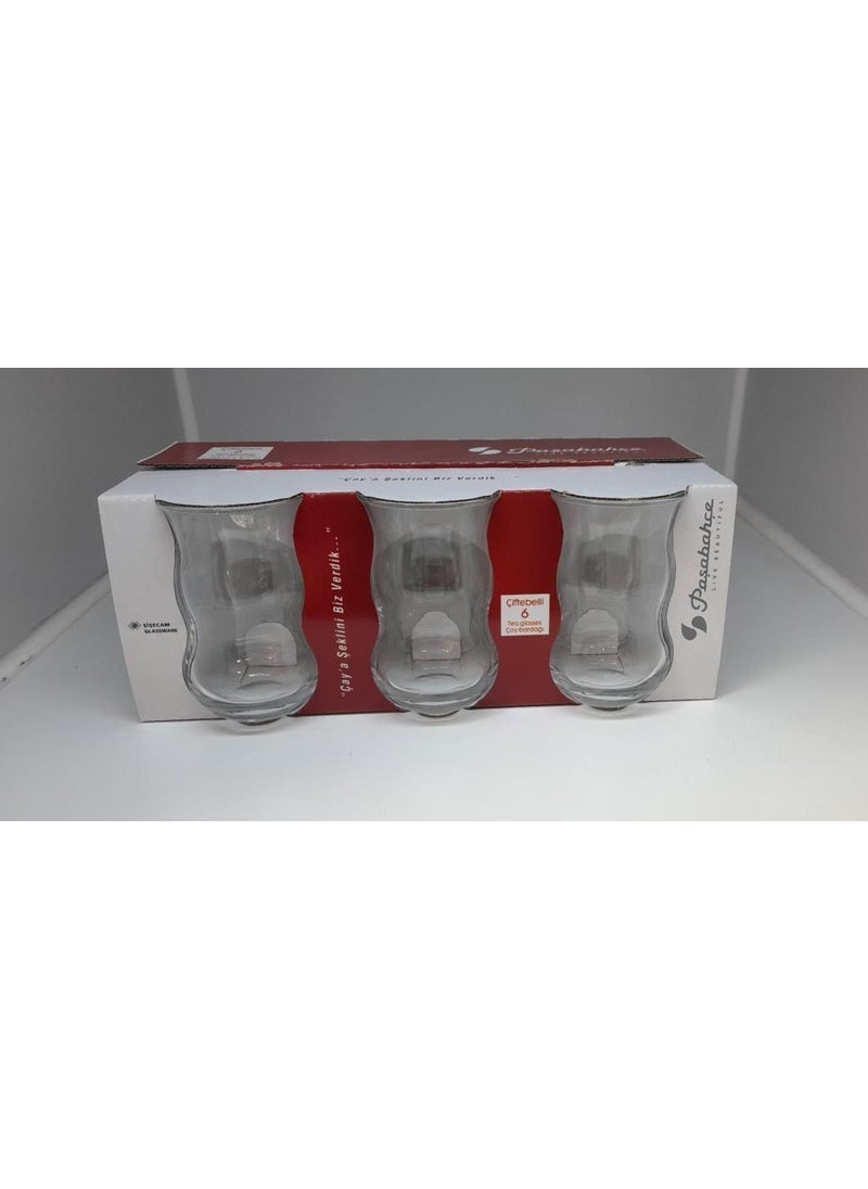 Çiftebelli 140 CC 6-Piece Tea Glass-1201153