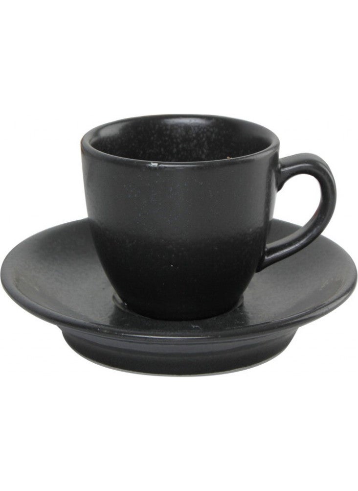 Seasons Black Saucer Coffee Cup 80 cc