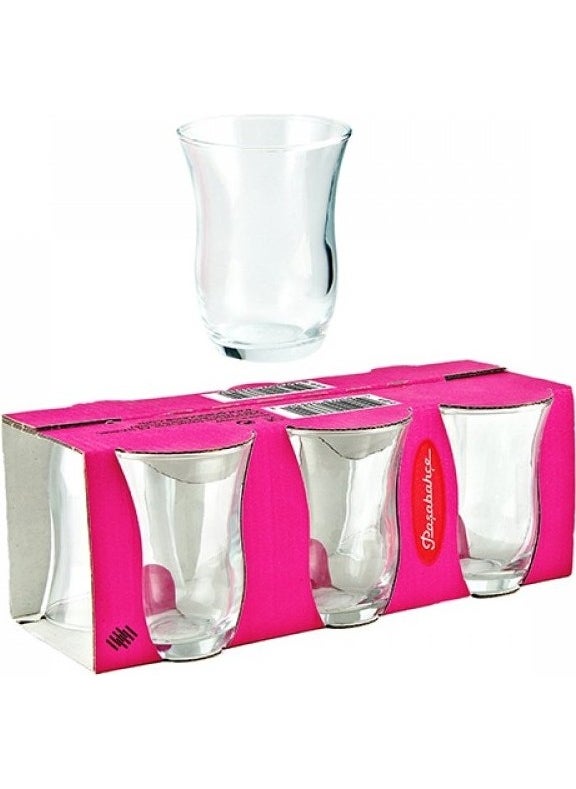 6 Pieces Plain Tea Glass 42191
