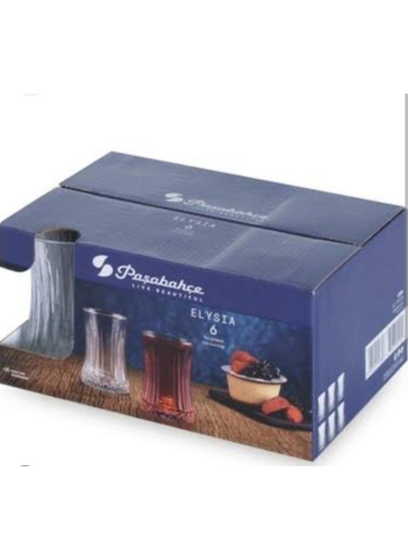 42901 Elysia 6-Piece Glass Tea