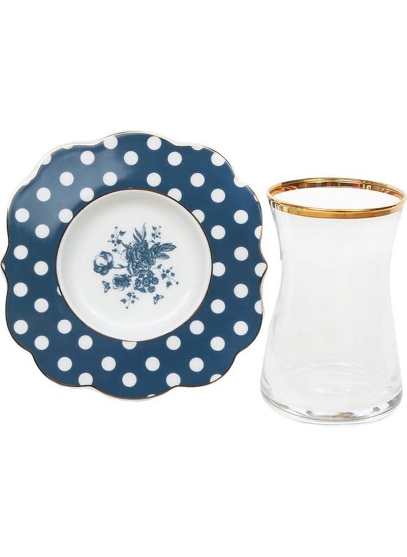Lucky Art Karina Bone Tea Set of 6