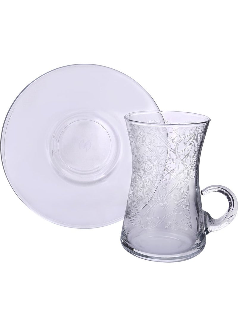 Tea Set with Handle 12 Pieces Baroque