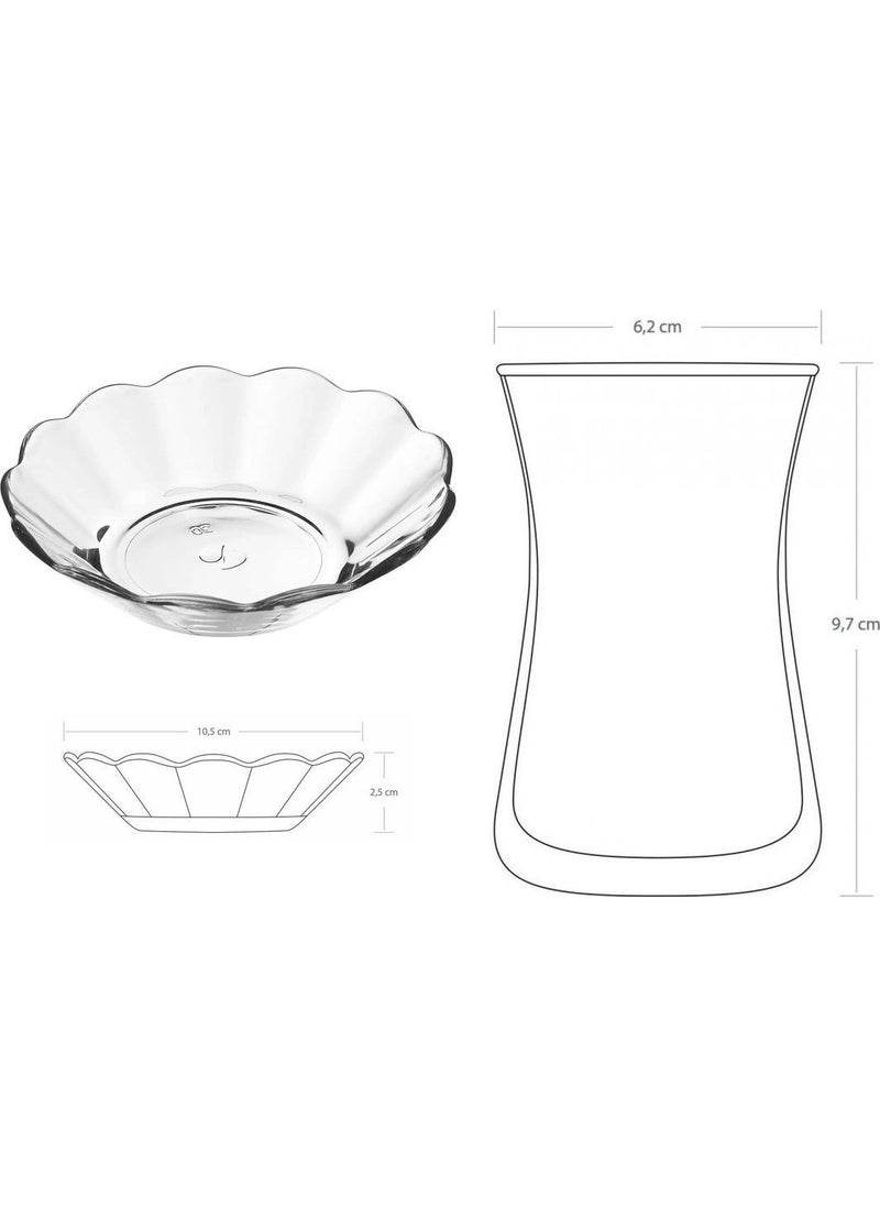 Delightful Heybeliada 12 Piece Tea Set P54361- P42361