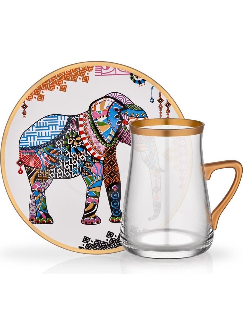 Elephant Single Handle Tea Set
