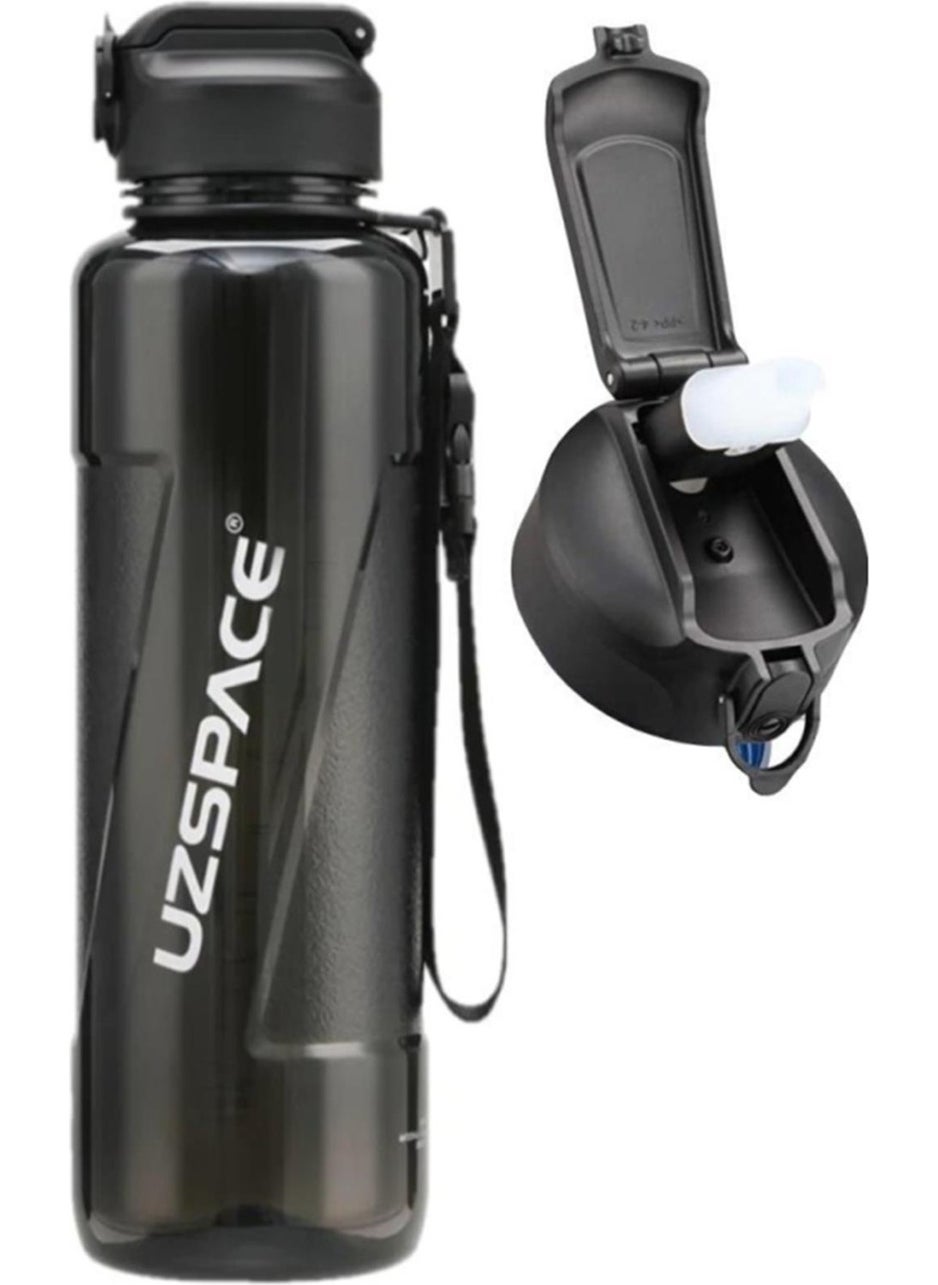 Uzspace 6057 Tritan Flask Black 1000 Ml.