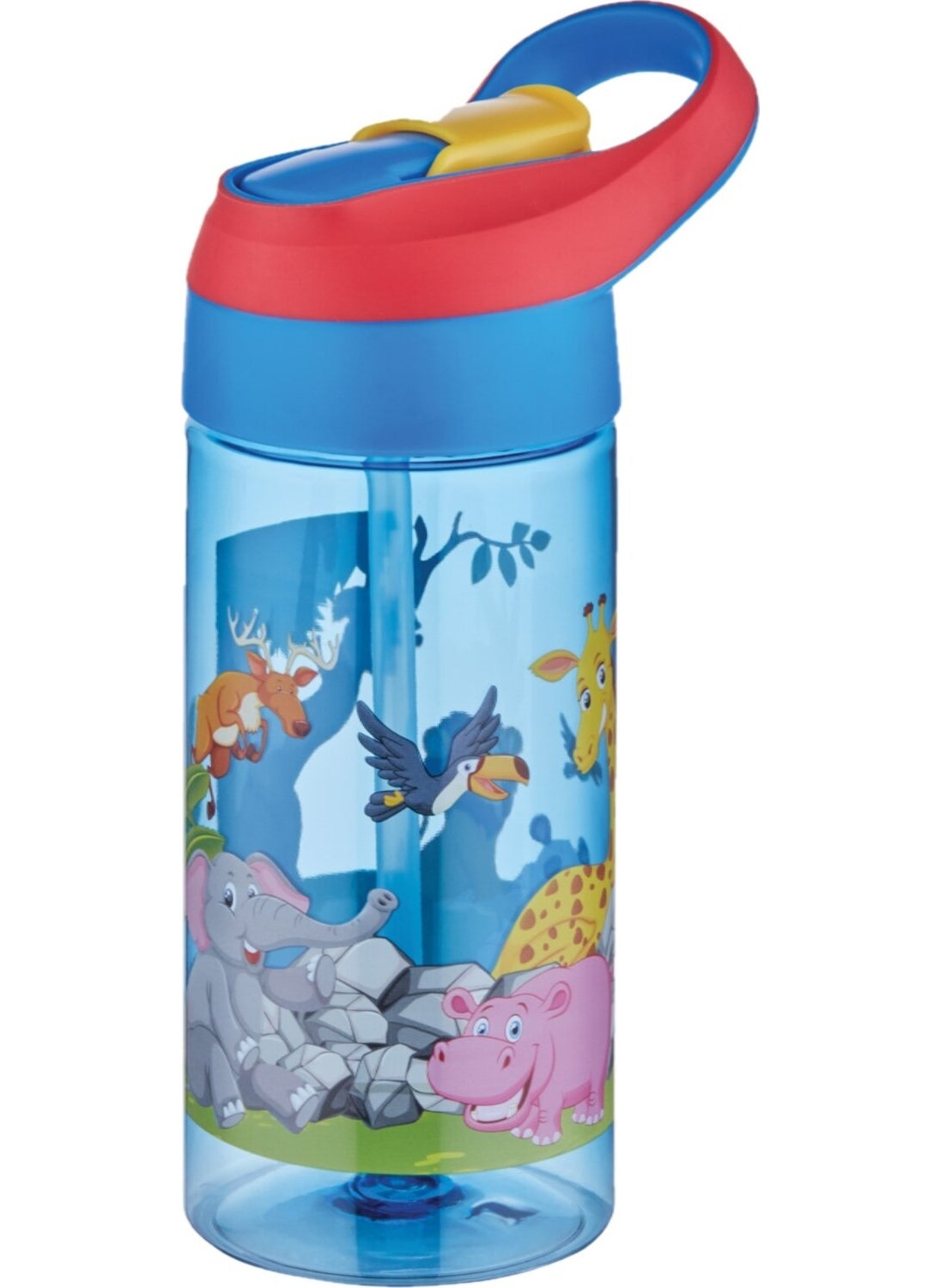 500ML Tritan Kids School Water Flask with Thick Straw