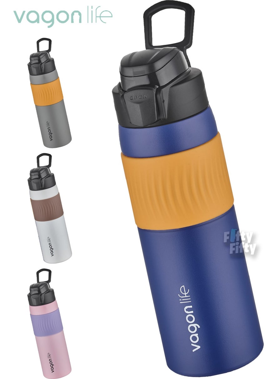 580 ml Steel Thermos Comfortable Drinking Non-Slip
