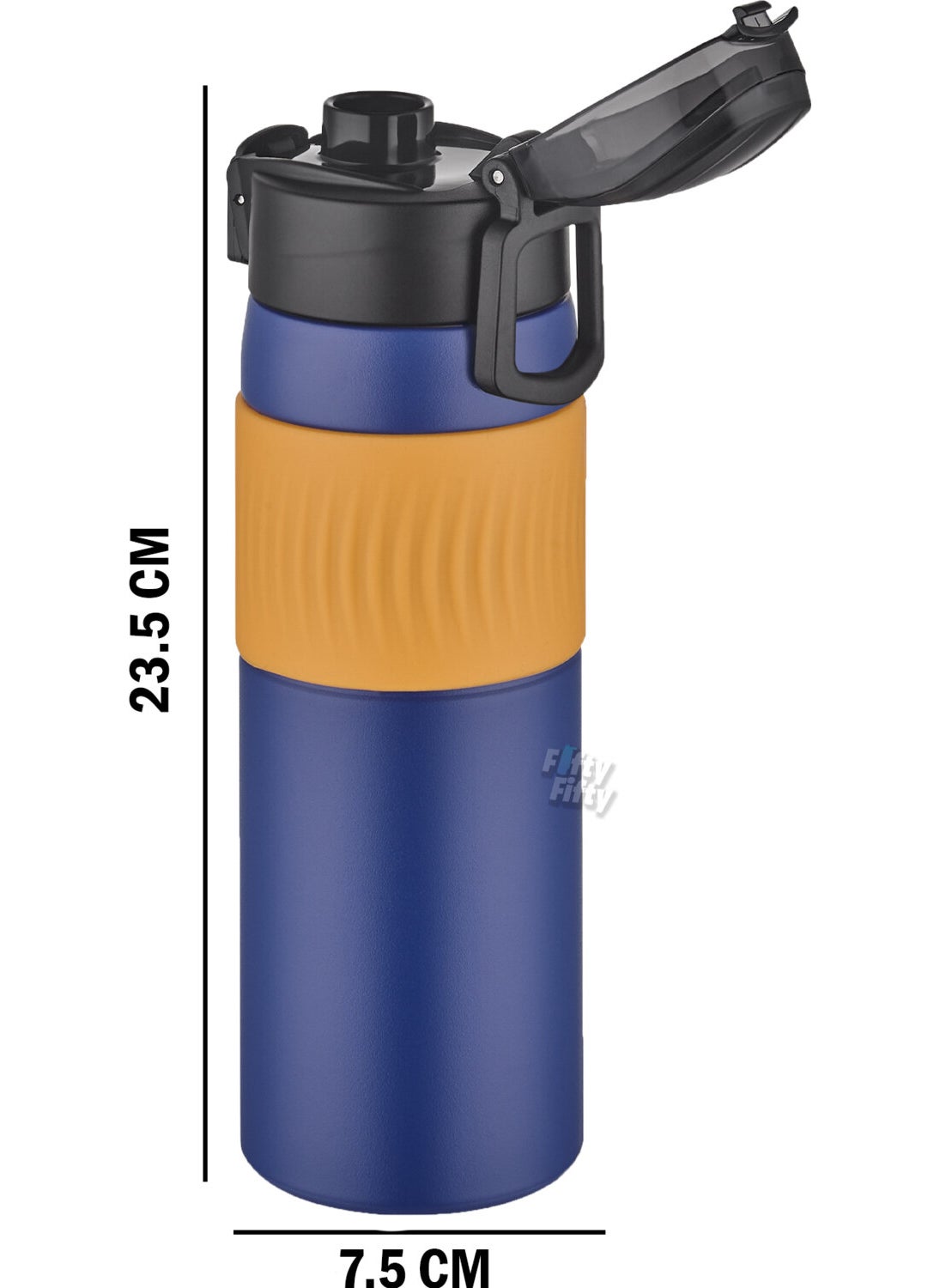 580 ml Steel Thermos Comfortable Drinking Non-Slip