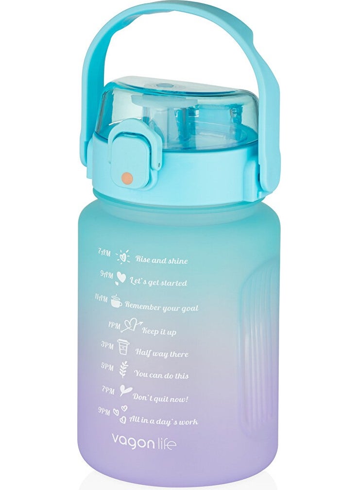 Motivation Flask with Straw 1000 ml