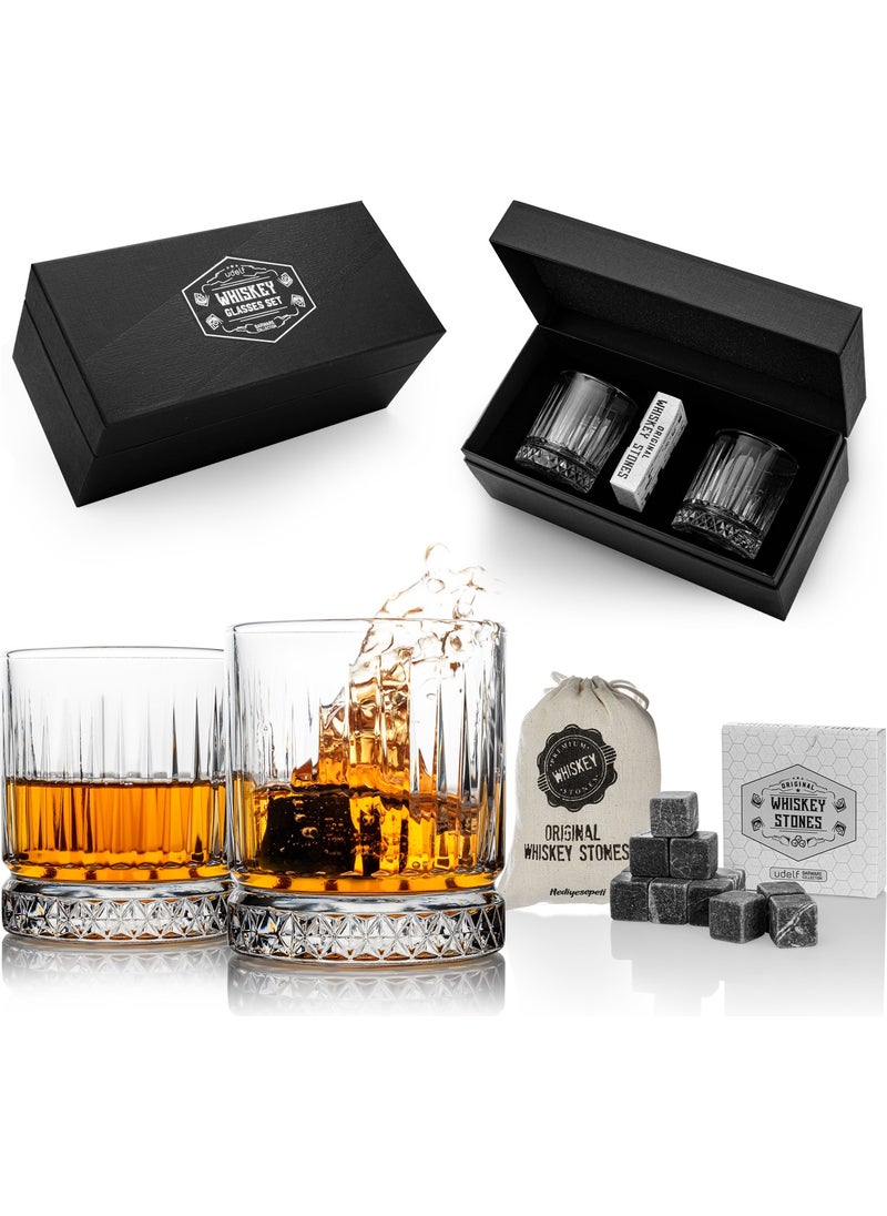 Premium Boxed Glasgow Whiskey Glass Set of 2 Whiskey Glasses