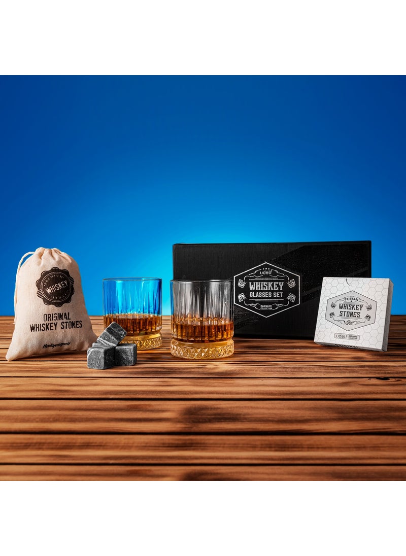 Premium Boxed Glasgow Whiskey Glass Set of 2 Whiskey Glasses