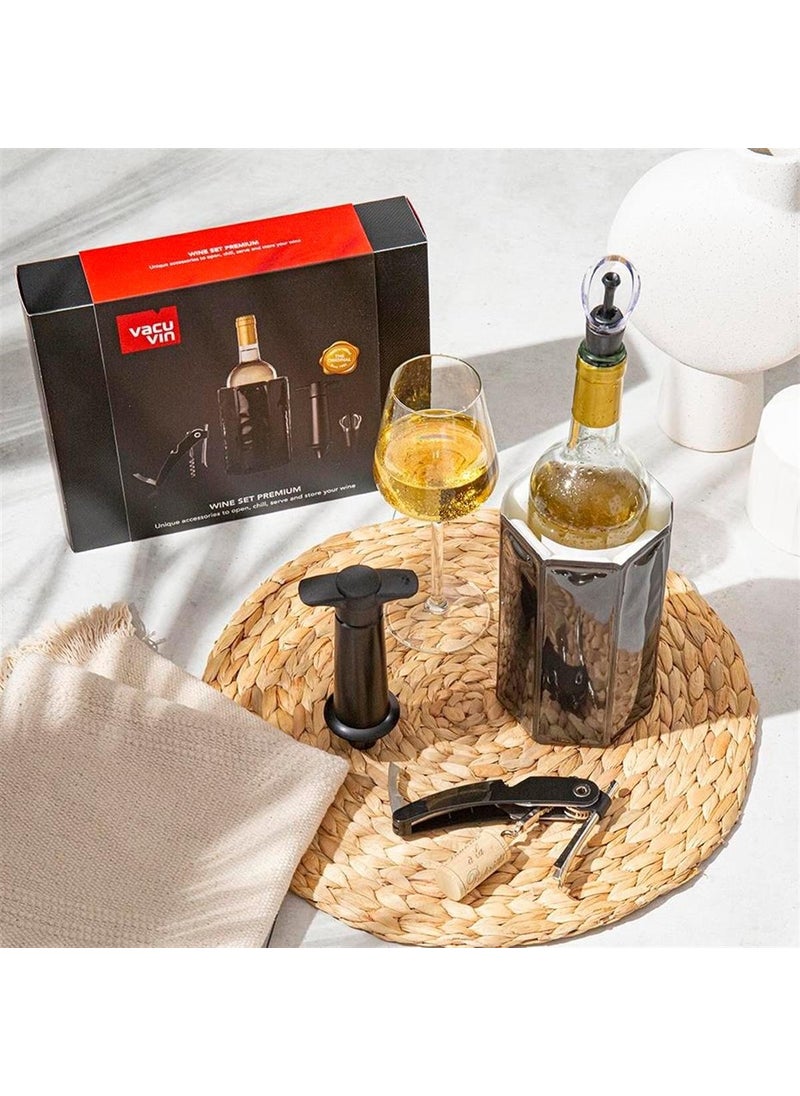 Wine Set Premium (4 Pieces) Gift Boxed