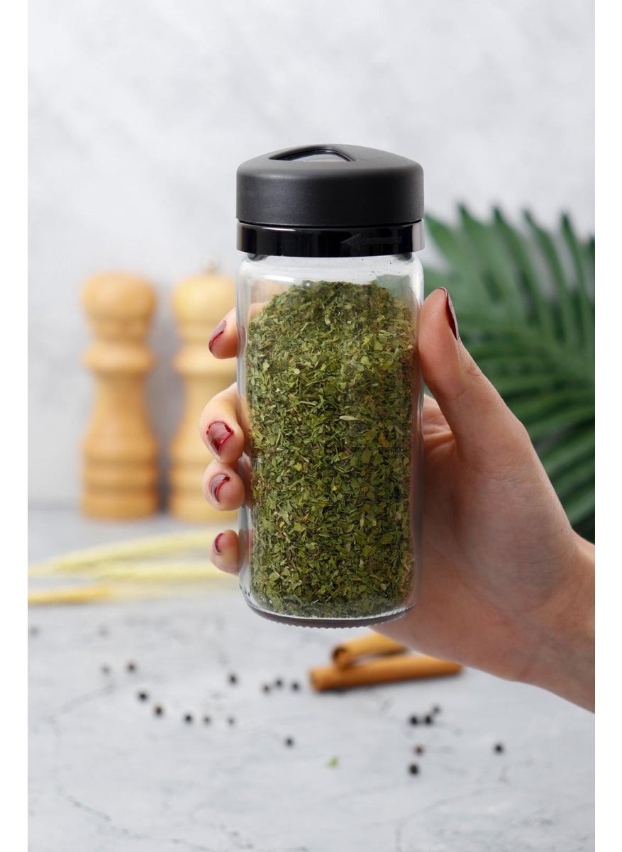 Plast Glass Spice Set Salt and Pepper Shaker Set 6 Pieces