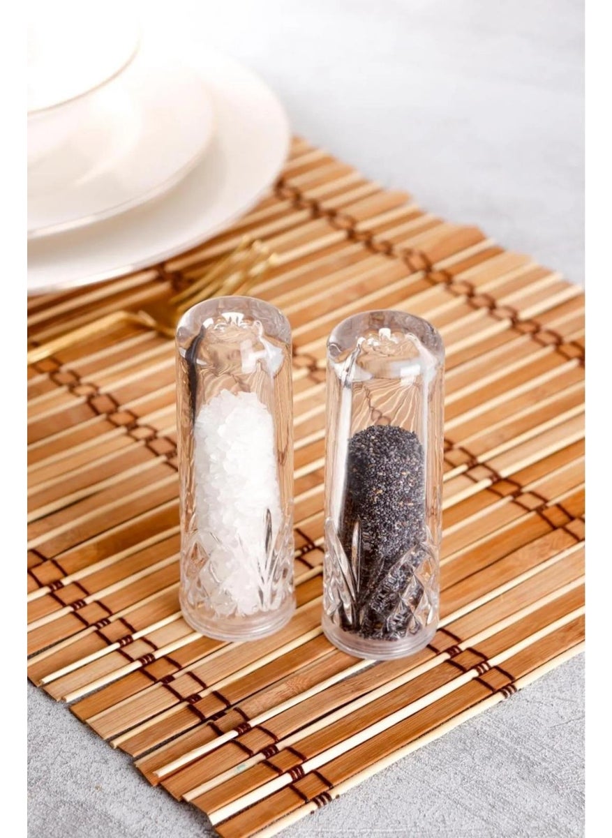 Homenıva Agave 2 Piece Glass Salt and Pepper Shakers Set – Salt and Pepper Shakers