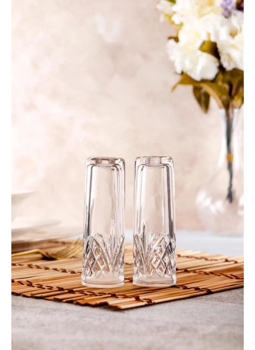 Homenıva Agave 2 Piece Glass Salt and Pepper Shakers Set – Salt and Pepper Shakers