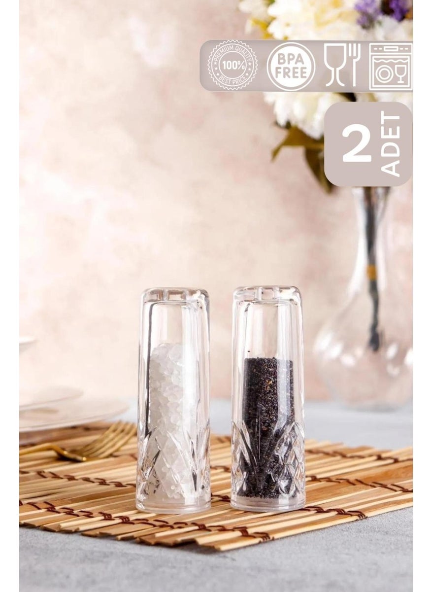 Homenıva Agave 2 Piece Glass Salt and Pepper Shakers Set – Salt and Pepper Shakers
