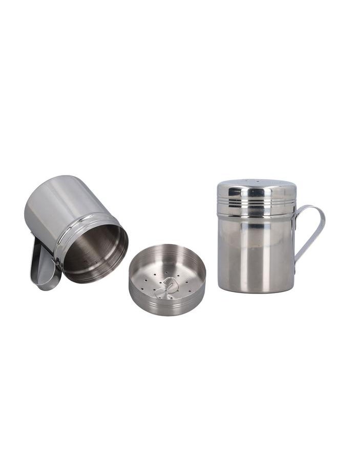 2pcs Salt Pepper Seasoning Bottle Professional S Shape P Shape Stainless Steel Seasoning Bottle for Kitchen Camping Outdoor Barbecue