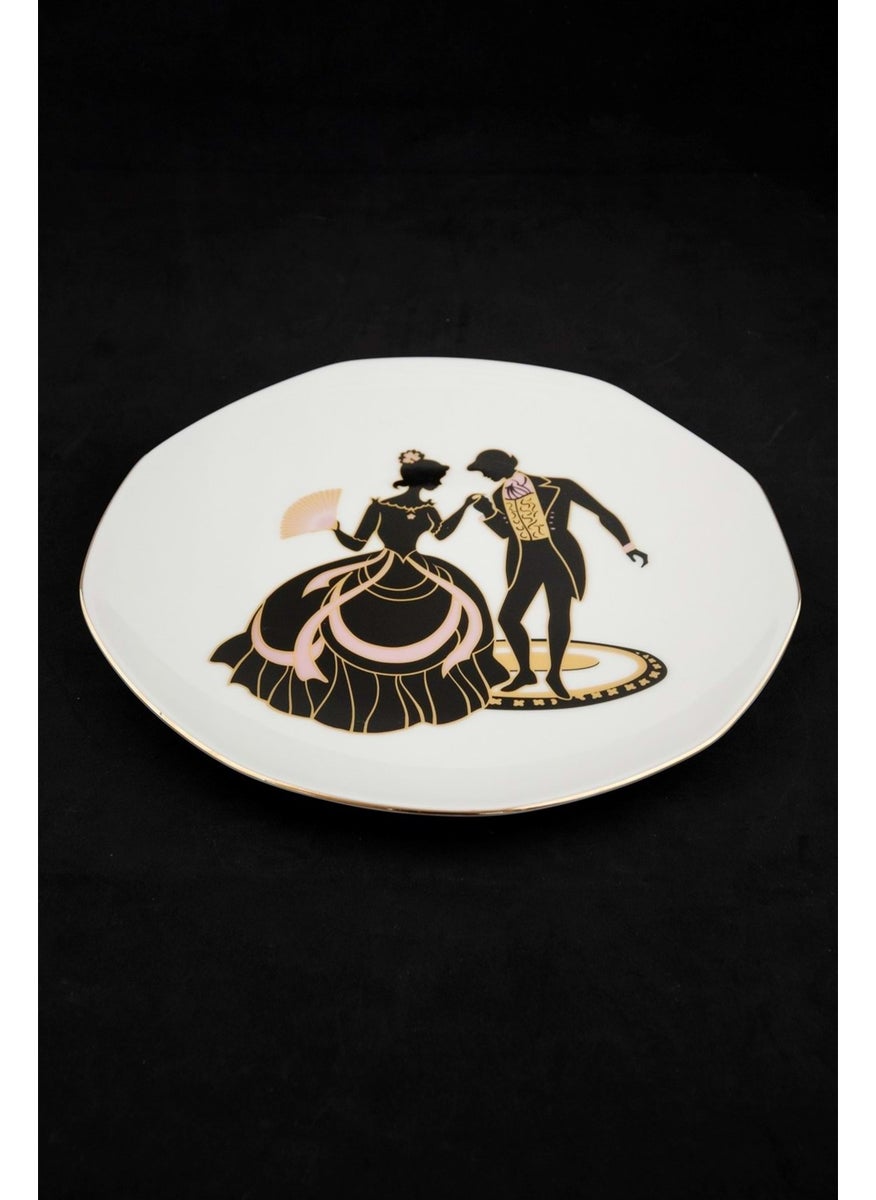 Ballroom Gold Gilded Serving/Wall Plate