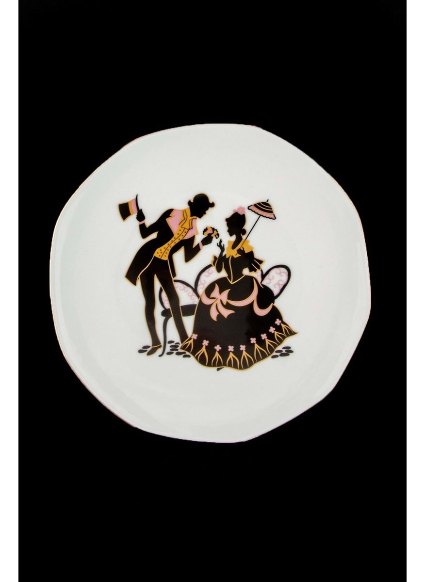 Bursa Porcelain Decor Dance Gold Gilded Service/Wall Plate