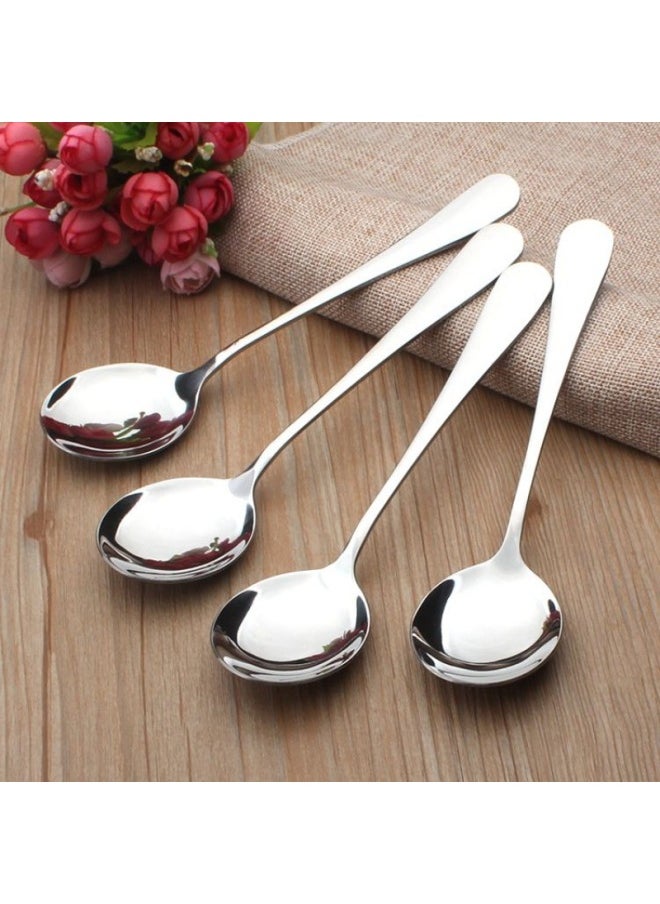 Vodamei Spoon Thickened Stainless Steel Cute Spoon Suit Children Spoon Dessert Coffee Spoon Student Spoon Chopsticks Free Shipping-Specifications:Kunchengˇ 5 Main Forks (adult)