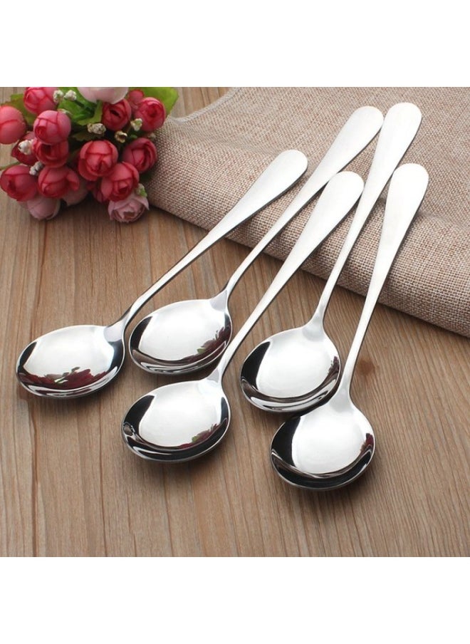 Vodamei Spoon Thickened Stainless Steel Cute Spoon Suit Children Spoon Dessert Coffee Spoon Student Spoon Chopsticks Free Shipping-Specifications:Kunchengˇ 2 Volvo American Korean Children's Spoons