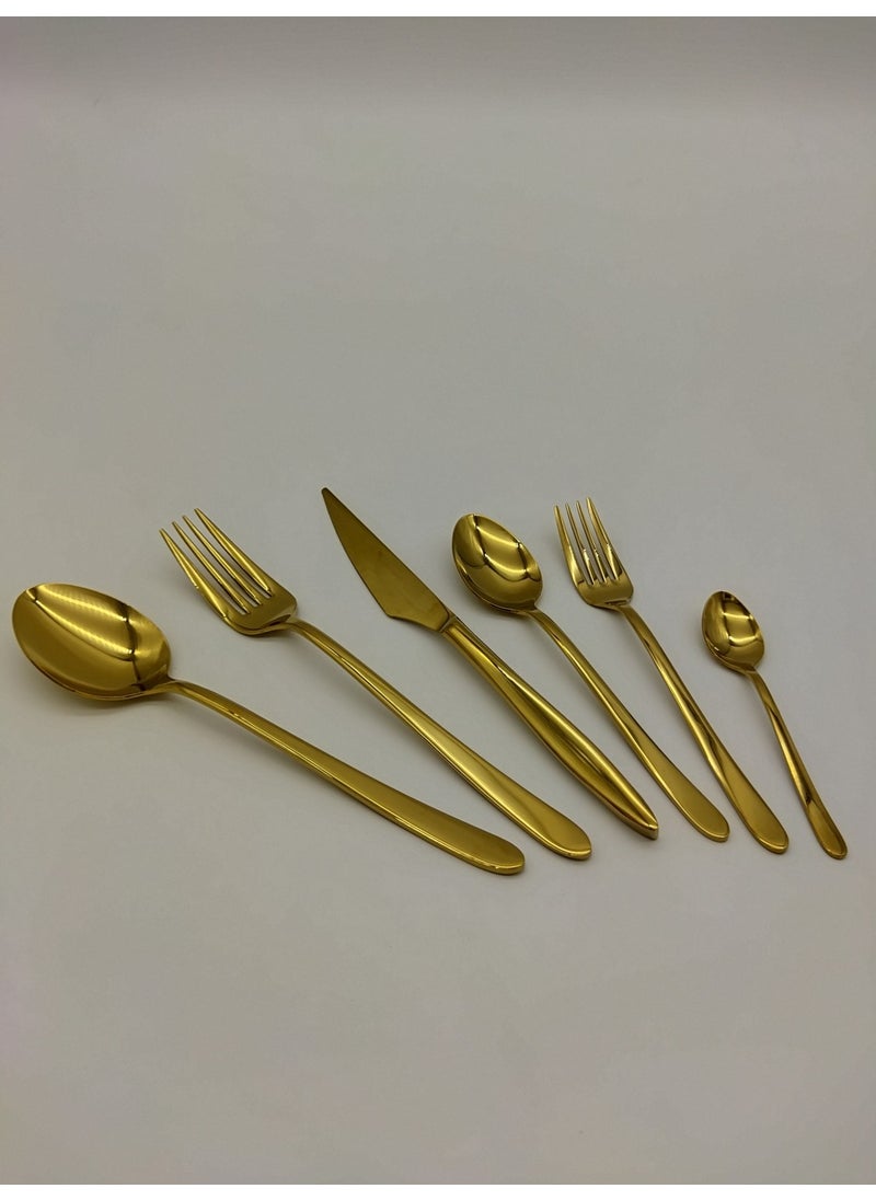 Ikon Matte Gold Nescafe Tea Spoon