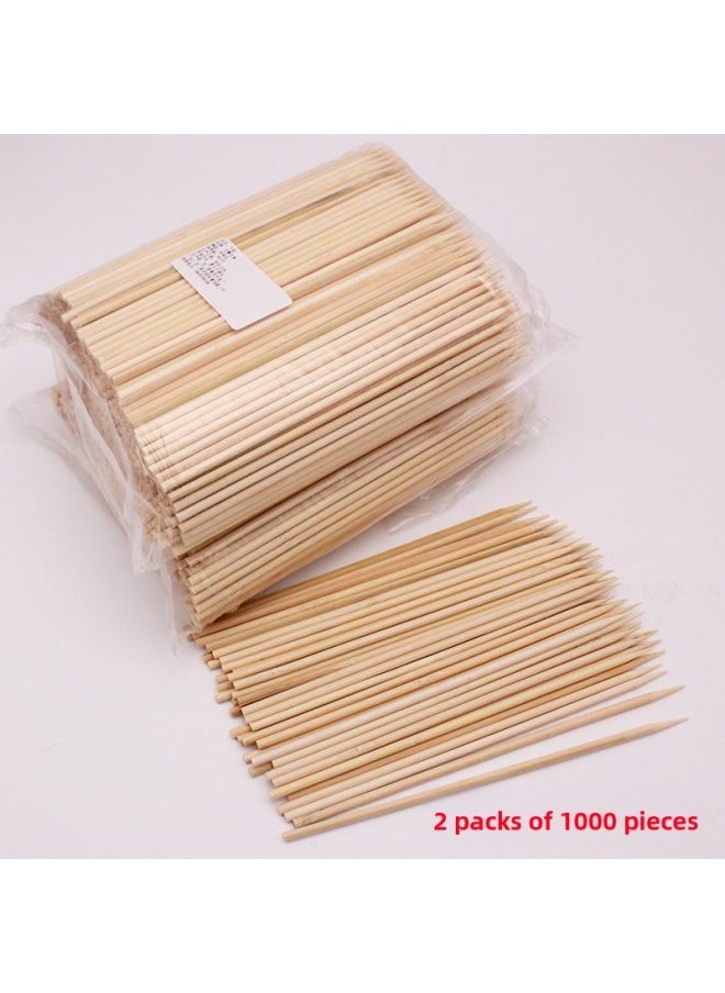 18cm * 4.0 Very Thick Bamboo Stick Volcanic Stone Roast Sausage Yuqing Sausage Pineapple Small String Candied Haws Corn Stick Bamboo Tube Zongzi-Specifications:1000 Pieces