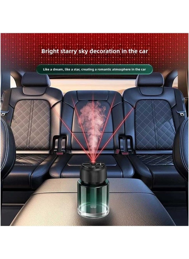 Smart Starry Projection Car Aroma Diffuser 160 ml Large Capacity Rechargeable Air Freshener USB Cool Mist Mini Portable Diffuser for Car Home Office Bedroom