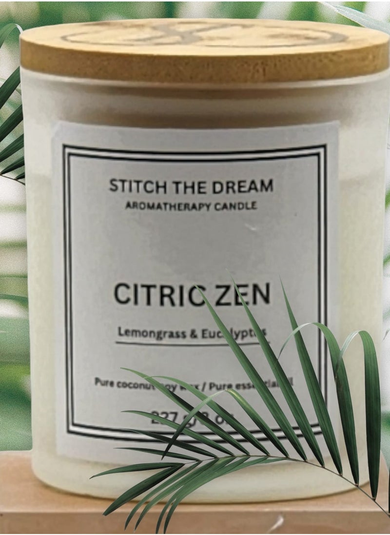 Citric Zen Aromatherapy Candle
