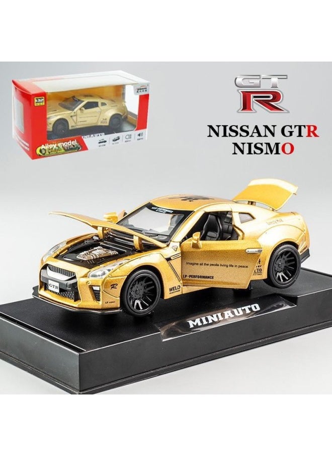 Jianyuan Lambo LP770 Gini Alloy Car Model Children Boy Gift Car Model Toy Car Wholesale-Color:GTR Gold Boxed
