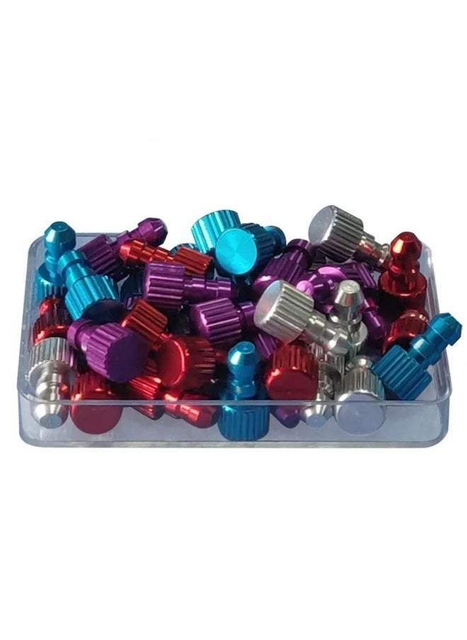 Oil Tank Fittings Aluminum Alloy Oil Stop Head Oil Pipe Plug Oil Pipe Plug Is Suitable For Oil Pipe With Inner Diameter Of 3-4mm-Color:Sky Blue