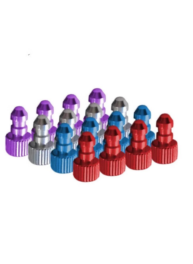 Oil Tank Fittings Aluminum Alloy Oil Stop Head Oil Pipe Plug Oil Pipe Plug Is Suitable For Oil Pipe With Inner Diameter Of 3-4mm-Color:Sky Blue