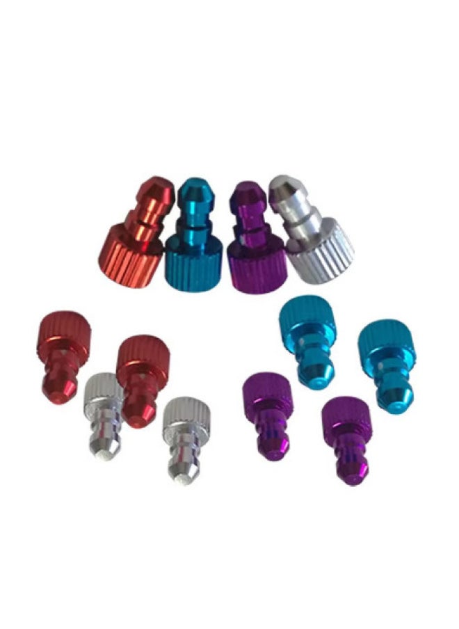 Oil Tank Fittings Aluminum Alloy Oil Stop Head Oil Pipe Plug Oil Pipe Plug Is Suitable For Oil Pipe With Inner Diameter Of 3-4mm-Color:Sky Blue