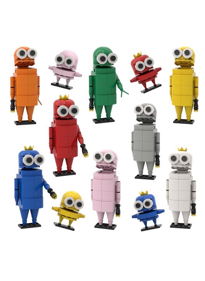 Repo  Building Block Set,Smiling Critters Toys,Game Model Toys Ideas Collectible Building Bricks Birthday Gift For Kids