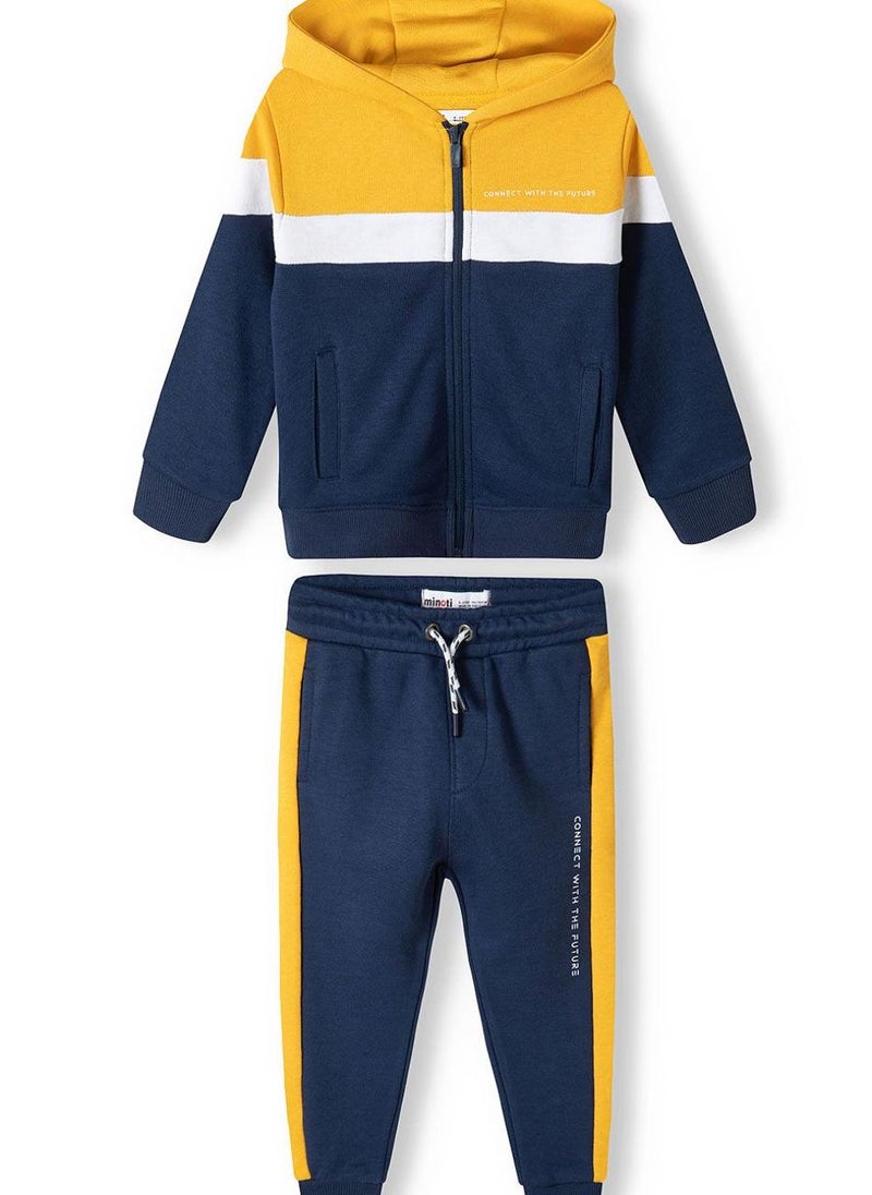 Boys  Hooded Zip Thru And Jogpant Set