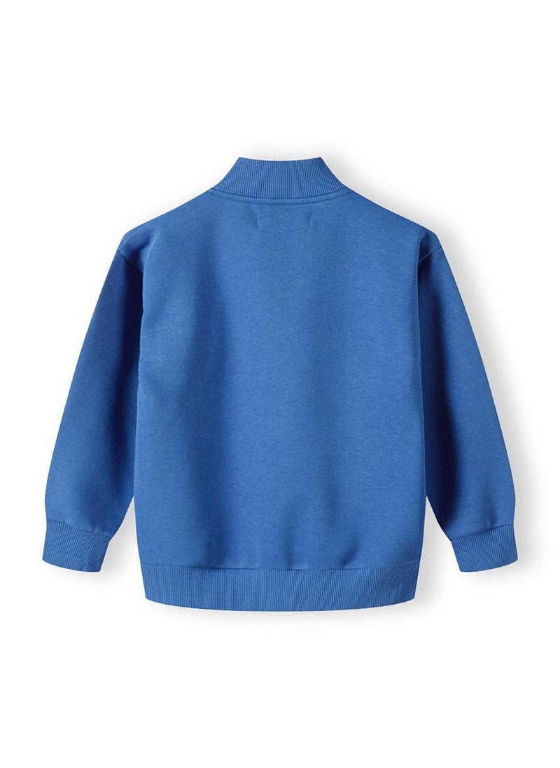 Boys Tracksuit with Print – 2 Piece Half Zip Set