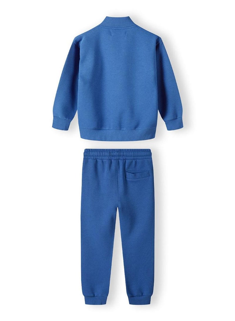 Boys Tracksuit with Print – 2 Piece Half Zip Set