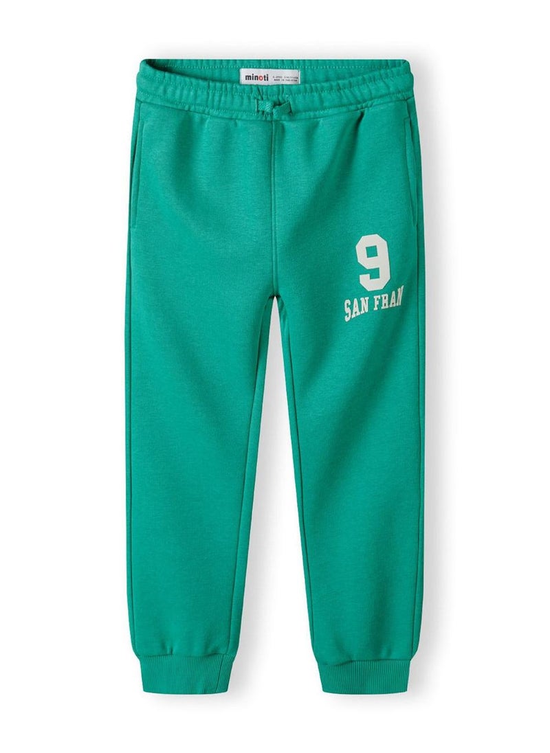 Boys Tracksuit with Print – 2 Piece Half Zip Set